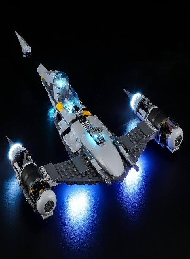 YEABRICKS LED Light Kit for Lego - Star Wars The Mandalorian's N-1 Starfighter Building Blocks Model, LED Light Set Compatible with 75325(Lego Set NOT Included) - Image 3